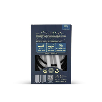 One3 Speed Rope — Midnight Black