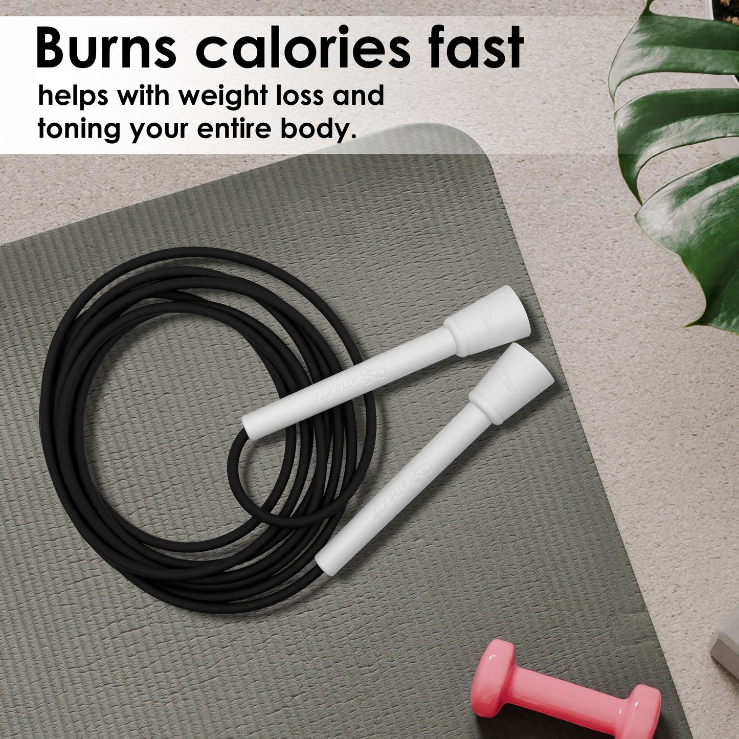 One3 Speed Rope — Midnight Black